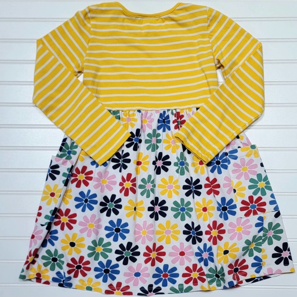 Hanna Andersson Floral and Stripe Pocket Dress - Picture 3 of 6